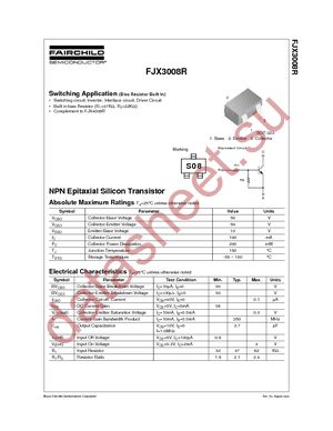 FJX3008RTF datasheet  